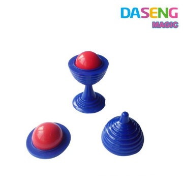 Disappearing Ball Magic Trick Reappears Vase Beginners Kids Magician Kit Set